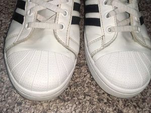 crisp white Sparx sneakers