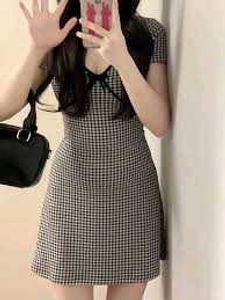 Cute Gingham Mini Dress