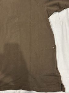 Men's Brown Quarter Zip Pullover