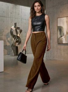 Corduroy Wide-Leg Trouser