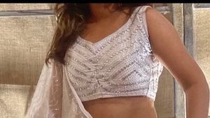 Sparkling White Sequin Blouse