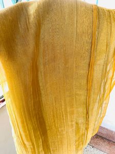 GOLDEN DUPATTA (SYNTHETIC) FOR WOMEN