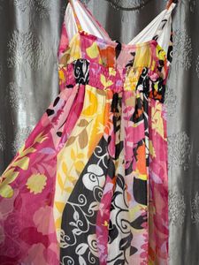 Vibrant Floral Maxi Dress