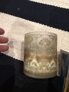 2 used  Scented Candles