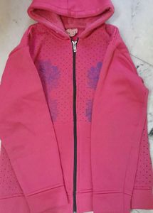 Pink Girls' Hoodie