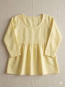 Light Yellow Long Sleeve Top