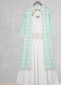 Women's Mint Green Coord set with Shrug 3 piece