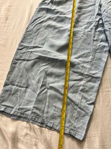 Light Blue Wide-Leg Jumpsuit