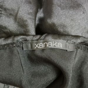 Y2K Silver Tie Up Corset Top