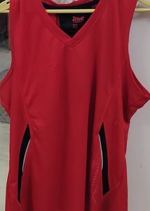 Crivit Sports Red Athletic Tank Top
