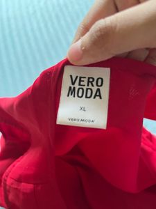 Vero Moda Red Sleeveless Dress