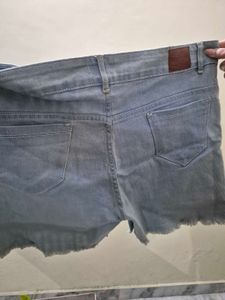 Denim shorts