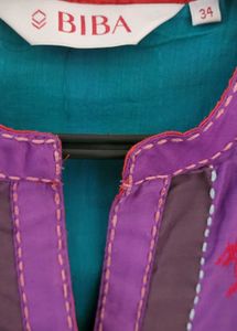 Colorful Embroidered Kurta