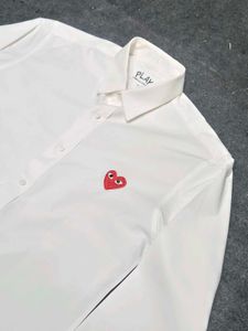 PLAY COMME des GARCONS Red Heart White Shirt | Mad