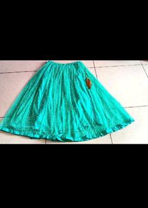 Elegant Teal Embroidered Lehenga Set