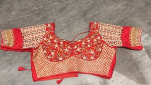 bride hand work lengha choli