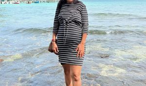 Striped Casual Dress
