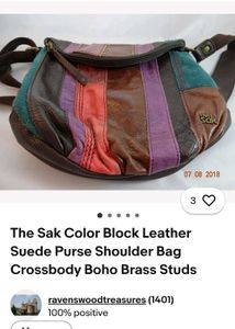 the sak Patchwork Leather Crossbody Bag