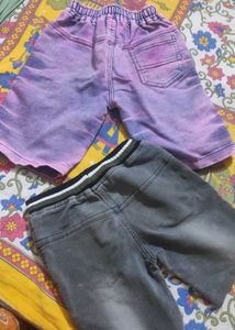 combo Stylish Grey Jogger shorts Pants