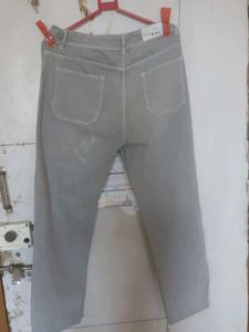 Light Gray Denim Jeans Mom fit