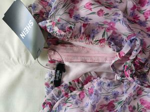 Floral Print Ruffle Dress