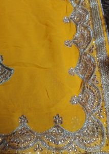 Pure Handwork Saree with Blouse