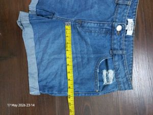 Dorothy Perkins Distressed Denim Shorts