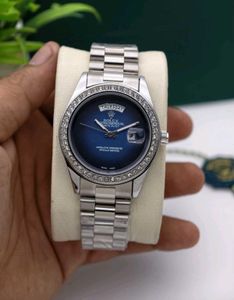 Rolex Watch - Black Diamond Bezel
