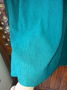 Green Casual Long Tunic Top With Tags (New)
