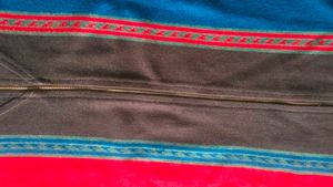 Colorful Zip-Up Jacket no damages some time use