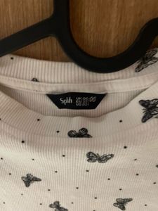 Socail Butterfly Print tank top