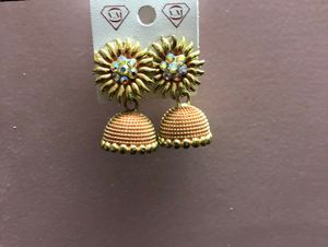 Oxidised Jhumka