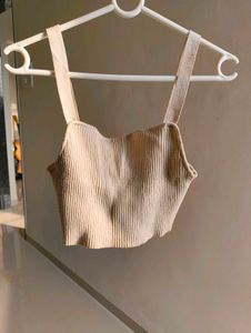 Ribbed crop top