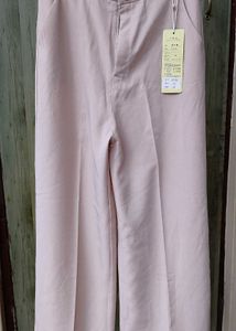 New Beige Wide Leg Pants