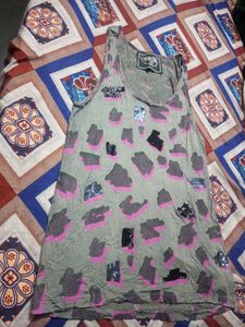 Long Grey Top Very Beautiful N