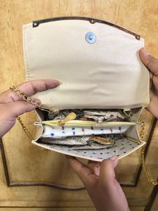 Elegant White Chain Shoulder Bag/clutch