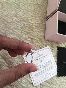 925 silver Palmonas Diamond Ring with Certificate