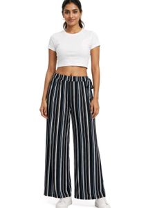 Striped Palazzo Pants