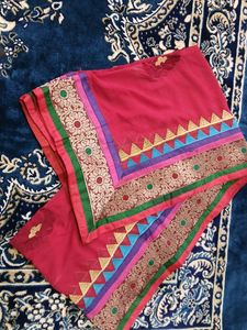 embroidered gorgette dupatta