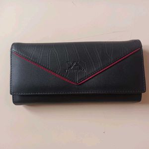 Chic Black Envelope Wallet