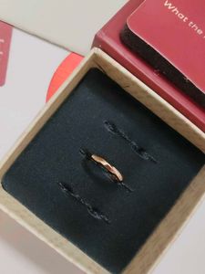 Rose Gold Diamond Ring 925 silver