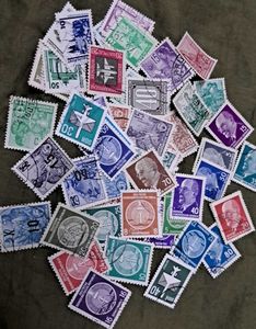 EAST GERMANY DDR 65 DIFFERENT USED STAMp