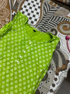 green Kurti