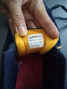 Stylish Blue &amp; Gold Sneakers