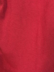 Chic Red Square Neck Cap Sleeve Top