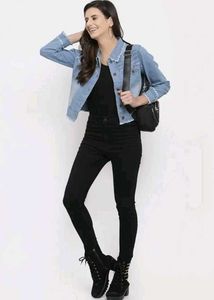 Light Blue Denim Jacket Size XL