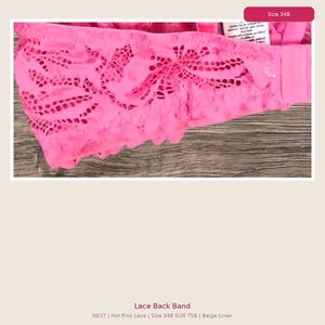 Next  Pink Lace Bra