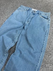 Light Wash Wide Leg Denim Jeans
