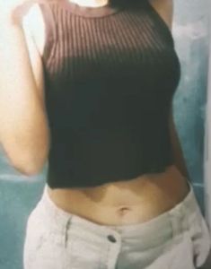 Ribbed Sleeveless Crop Top