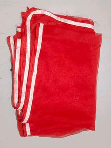 Red Net Dupatta